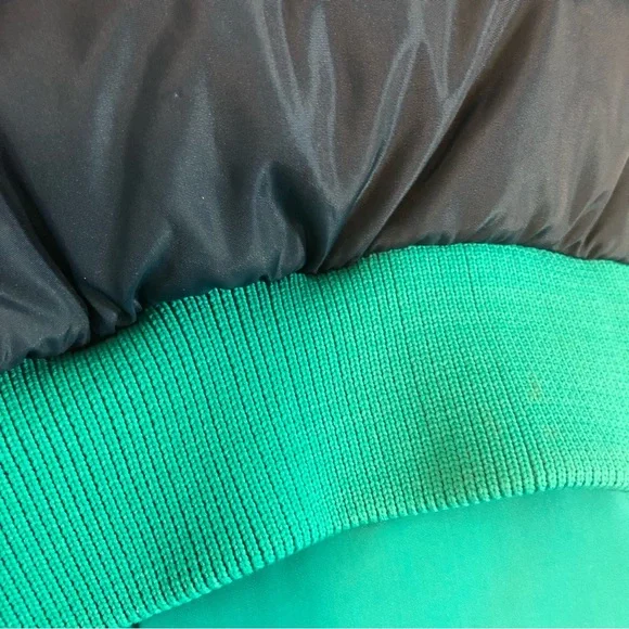 Vintage 90’s Columbia Down Puffer Coat Reversible Blue/Green Size Large Unisex - Picture 11 of 14